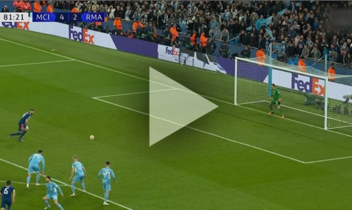 Benzema strzela gola PANENKĄ z Man City! 4-3 [VIDEO]